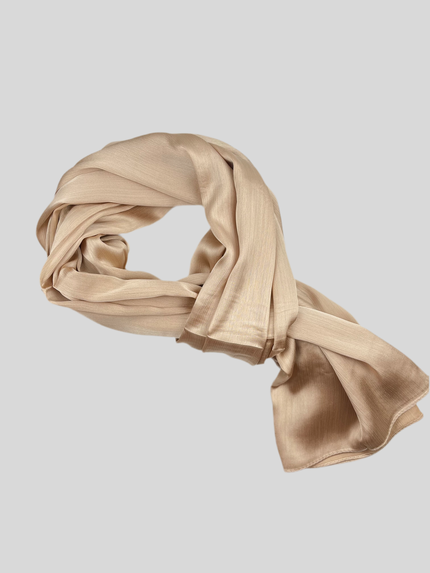 Satin hijab - Beige