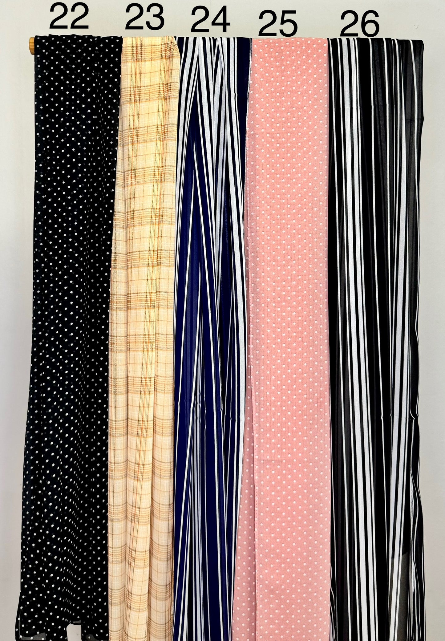 Printed chiffon hijab