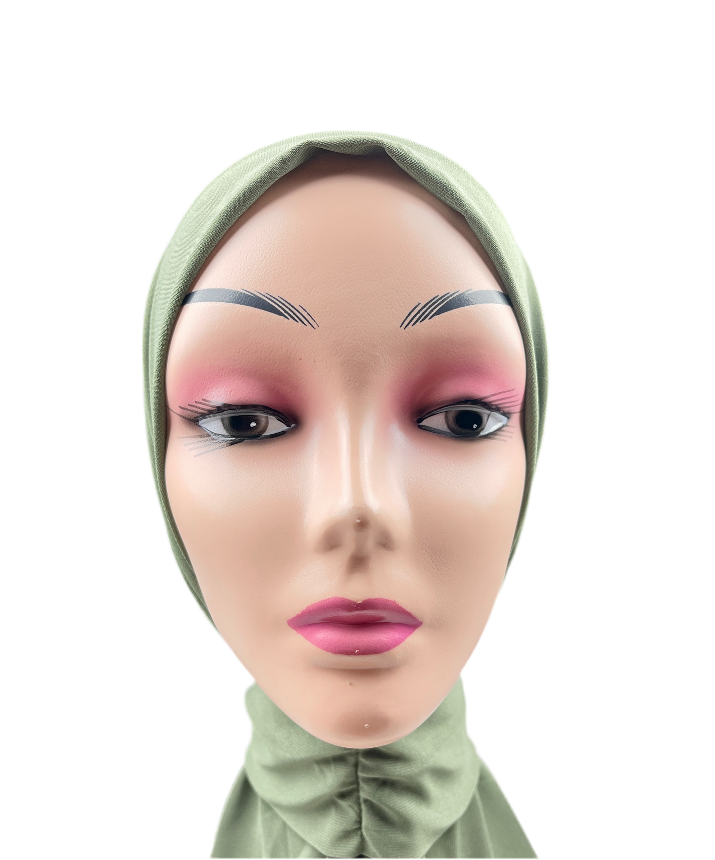 Instant Lycra Hijab- Oliven Grønn