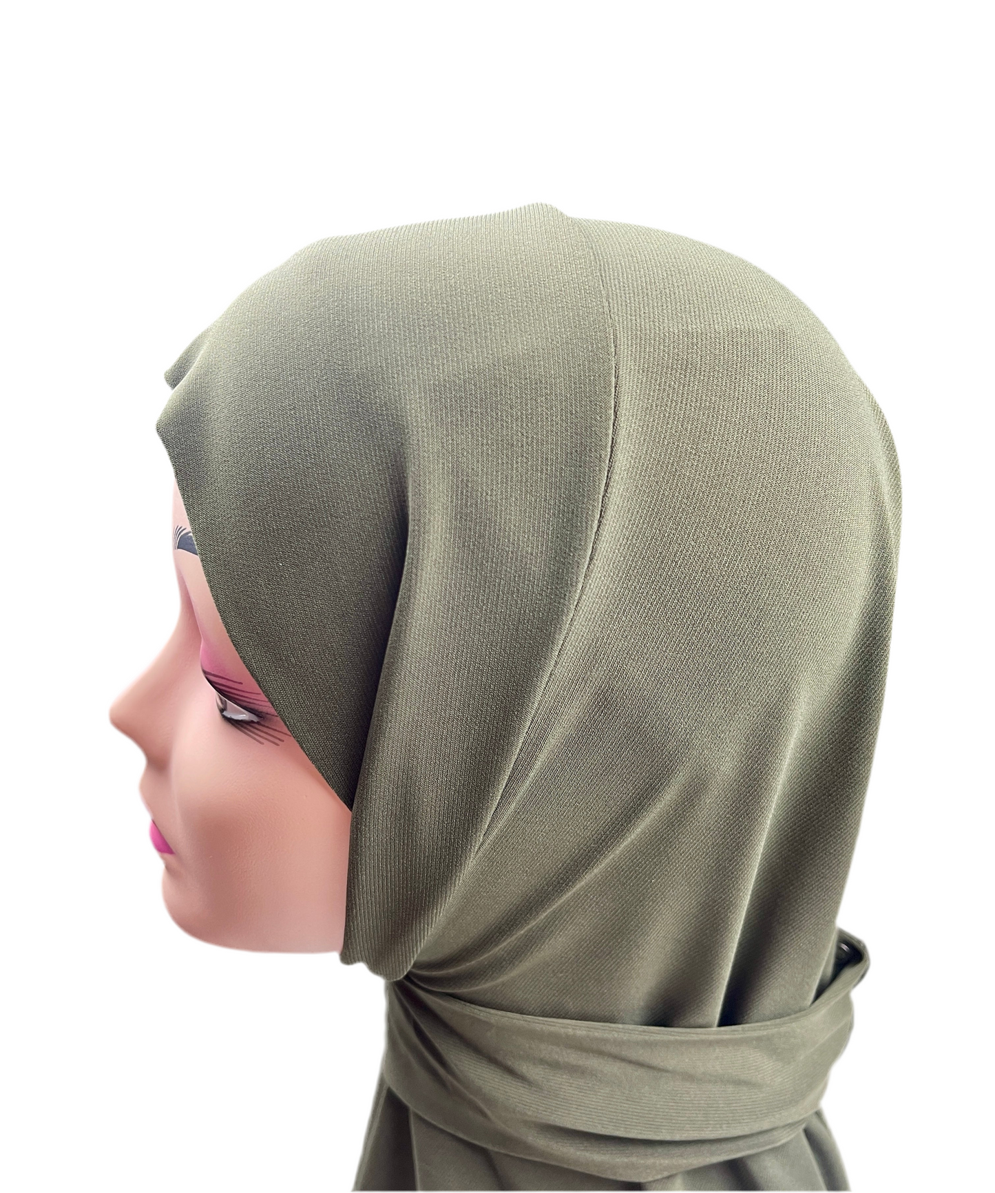 Instant Lycra Hijab- Mørke Grønn