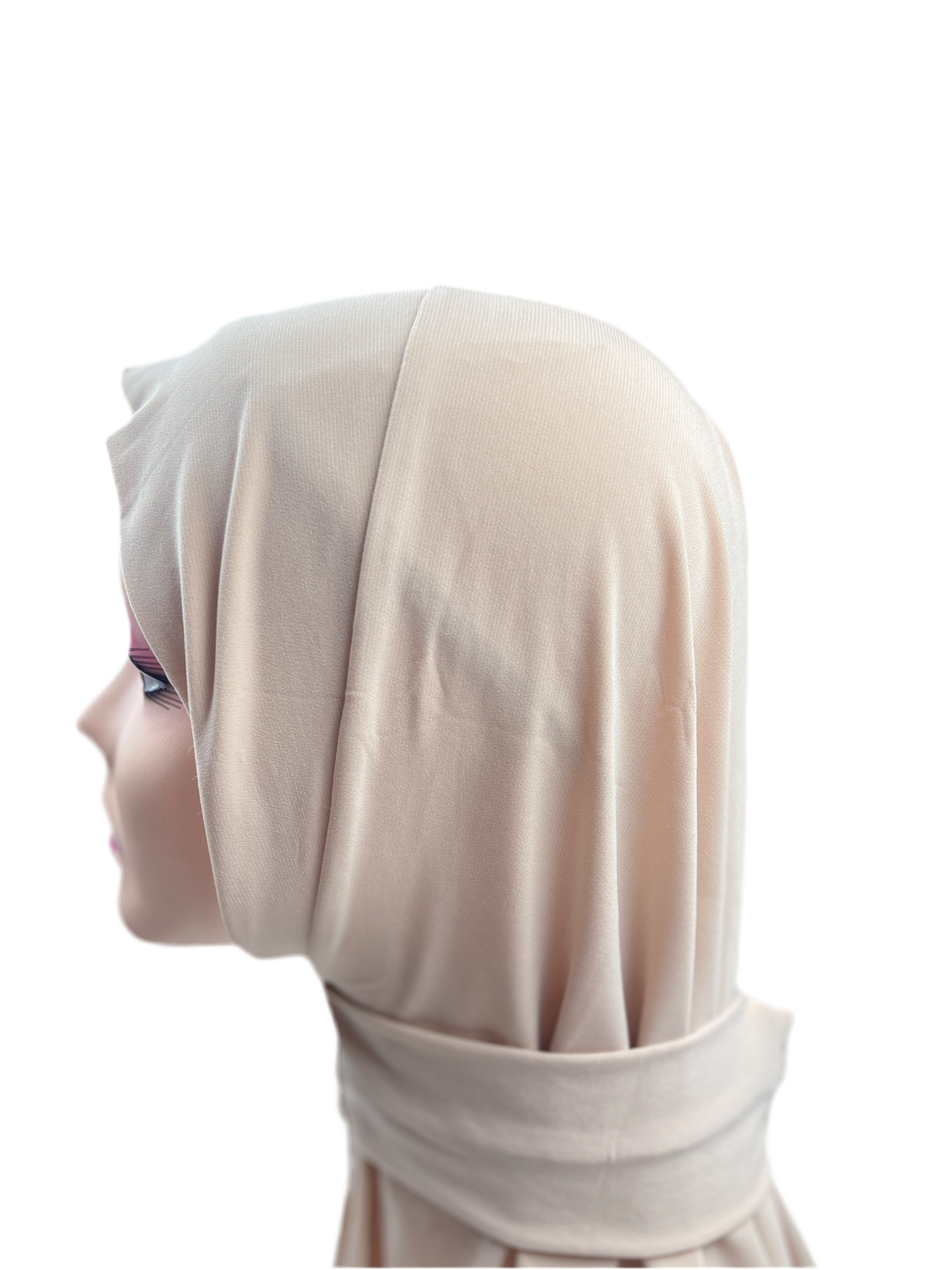 Instant Lycra Hijab- Beige