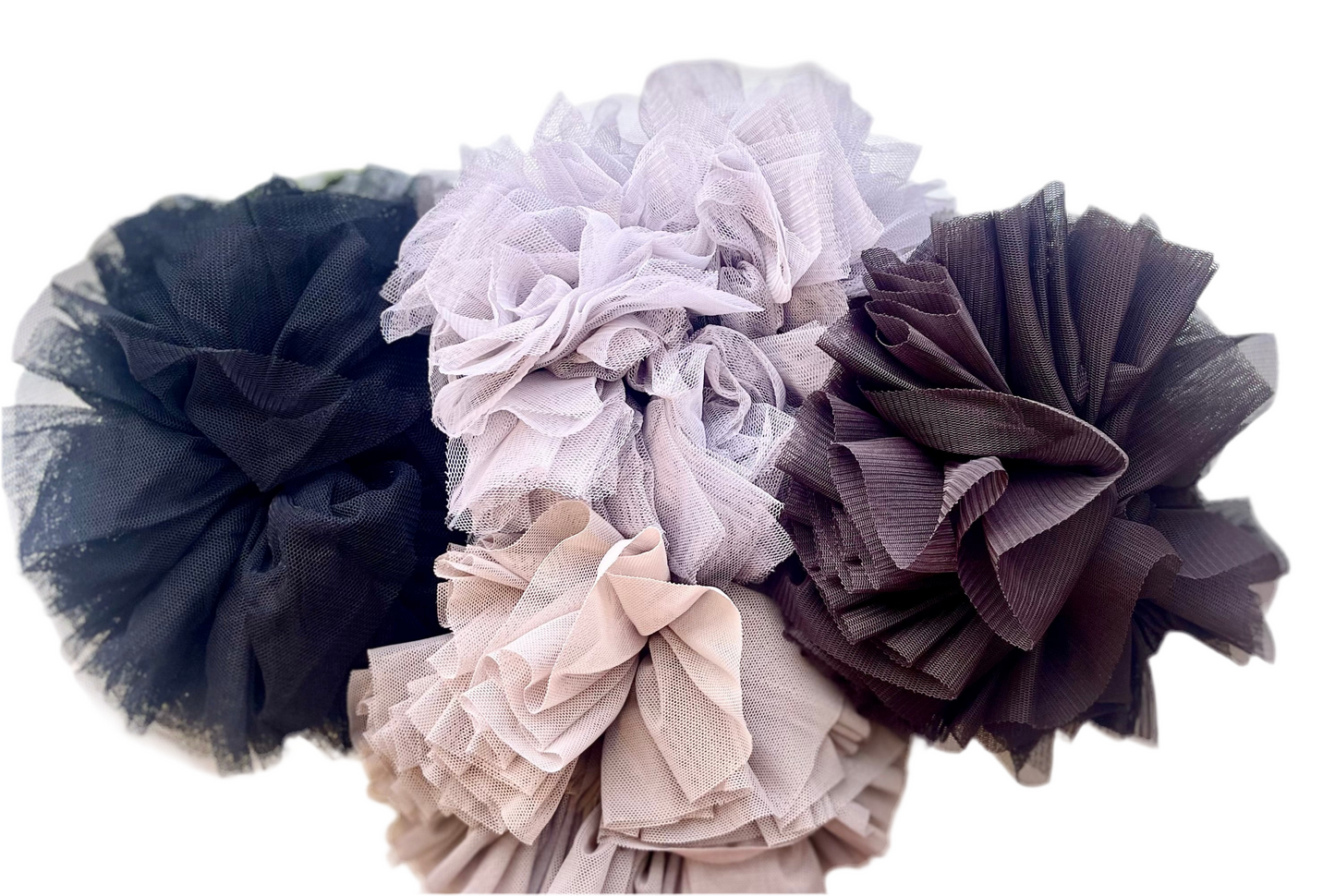 Nett scrunchies - Svart