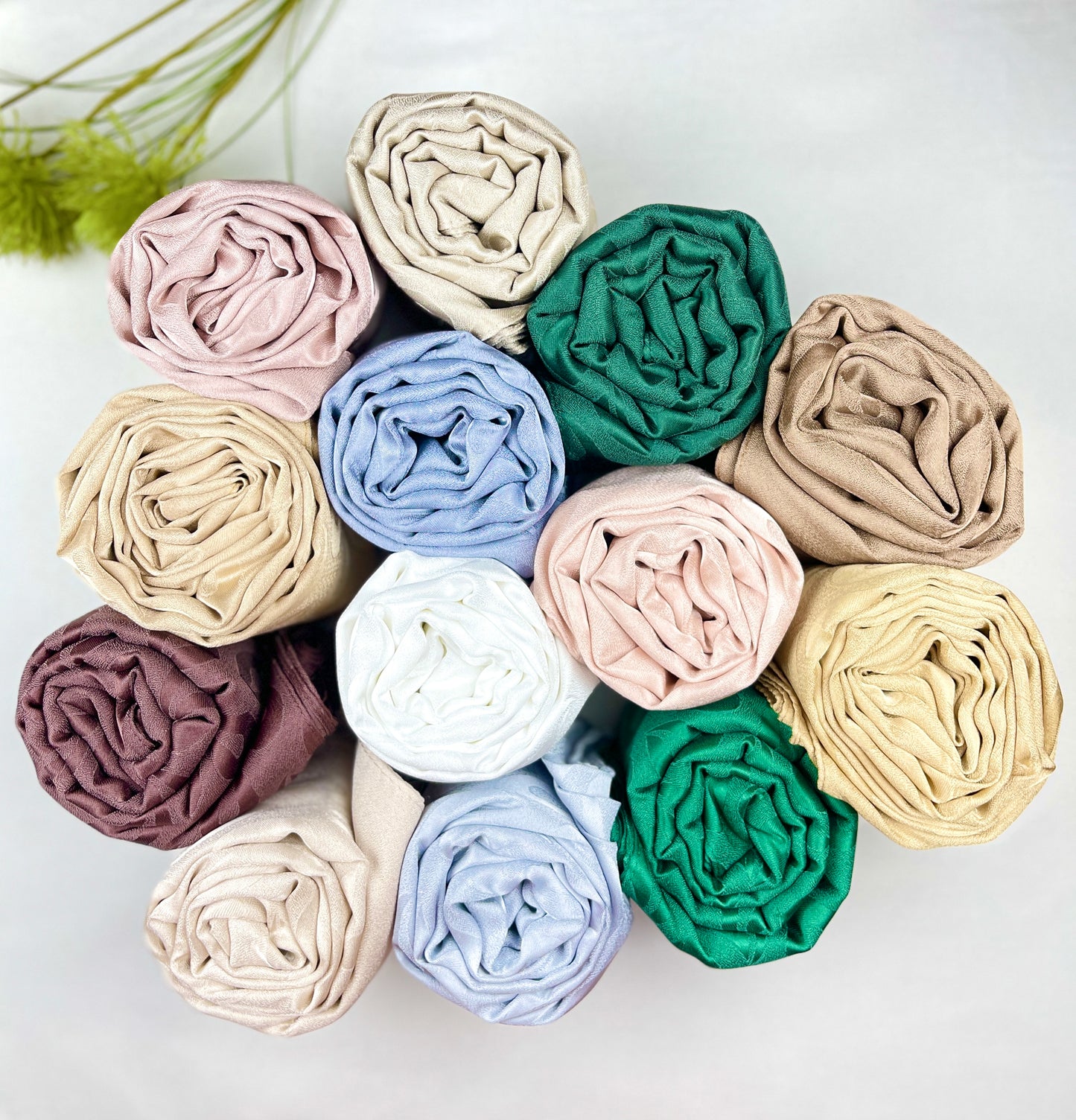 Komfort hijab - Smaragdgrønn