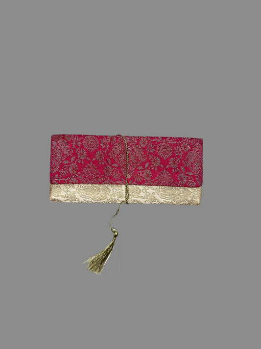 ✨ Elegant stoffkonvolutt for pengegaver ✨ Rosa